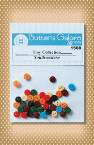 Button Package Tiny Southwestern from Buttons Galore