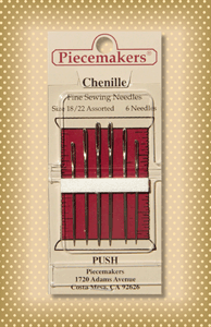Piecemakers Chenille Needles (asst. size 18/22)