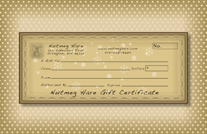 Nutmeg Hare Gift Certificate