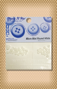 Button Package Micro Mini White