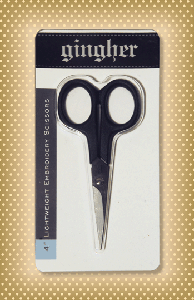 Gingher 4" Lightweight Embroidery Scissors