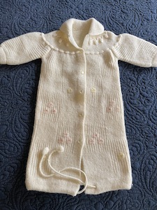 Vintage Sweater Baby Sleep Sack Baby Bunting