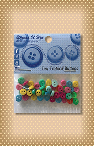 Button Package Tiny Tropical