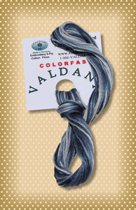 Blue Clouds Valdani Colorfast Embroidery Floss