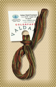 Copper Leaf Valdani Colorfast Embroidery Floss