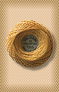 Mustard Seed Valdani Colorfast Perle Cotton