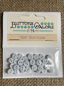 Button Package Tiny White