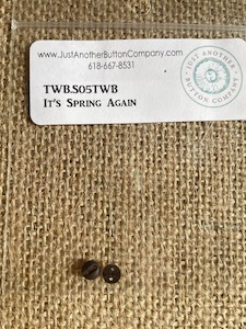Button Package Two Tiny Black Buttons